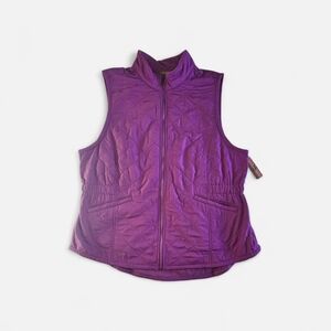 Bit & Bridle Purple Quilted Vest
